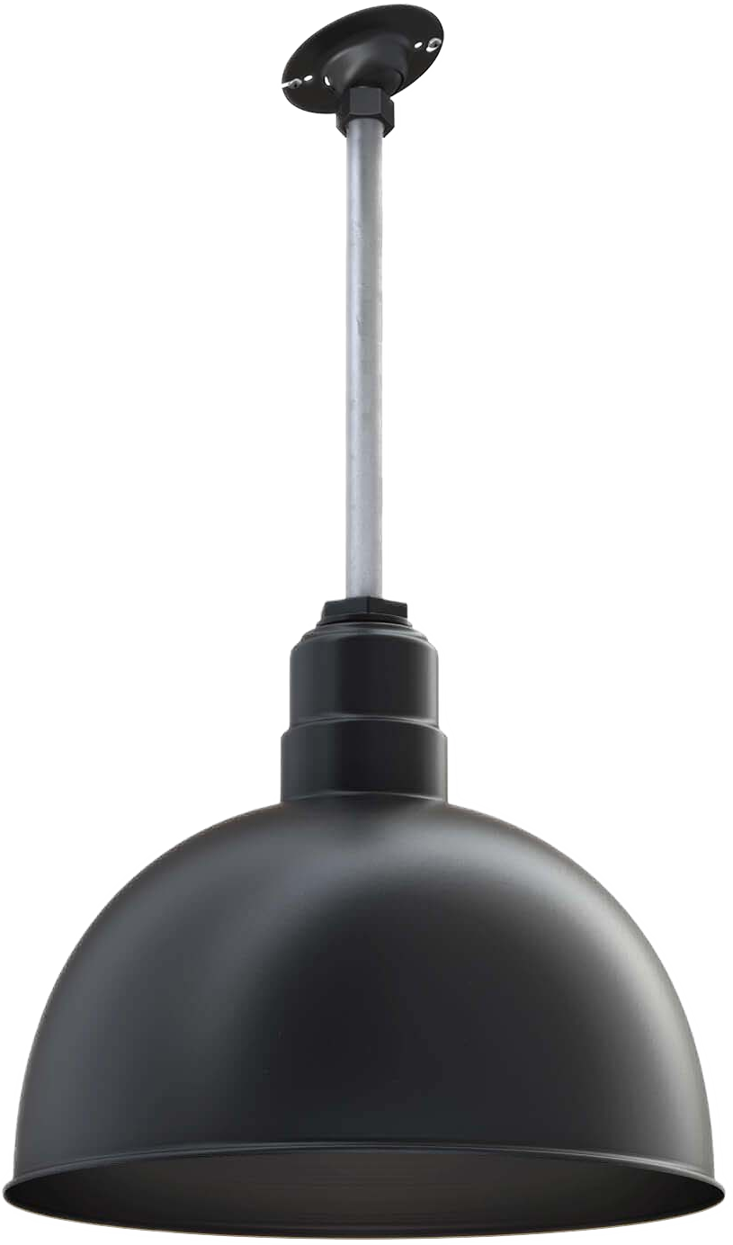 Rose Bowl Color Matte Black Interior Color Matte Black with a 12" Sloped Stem
