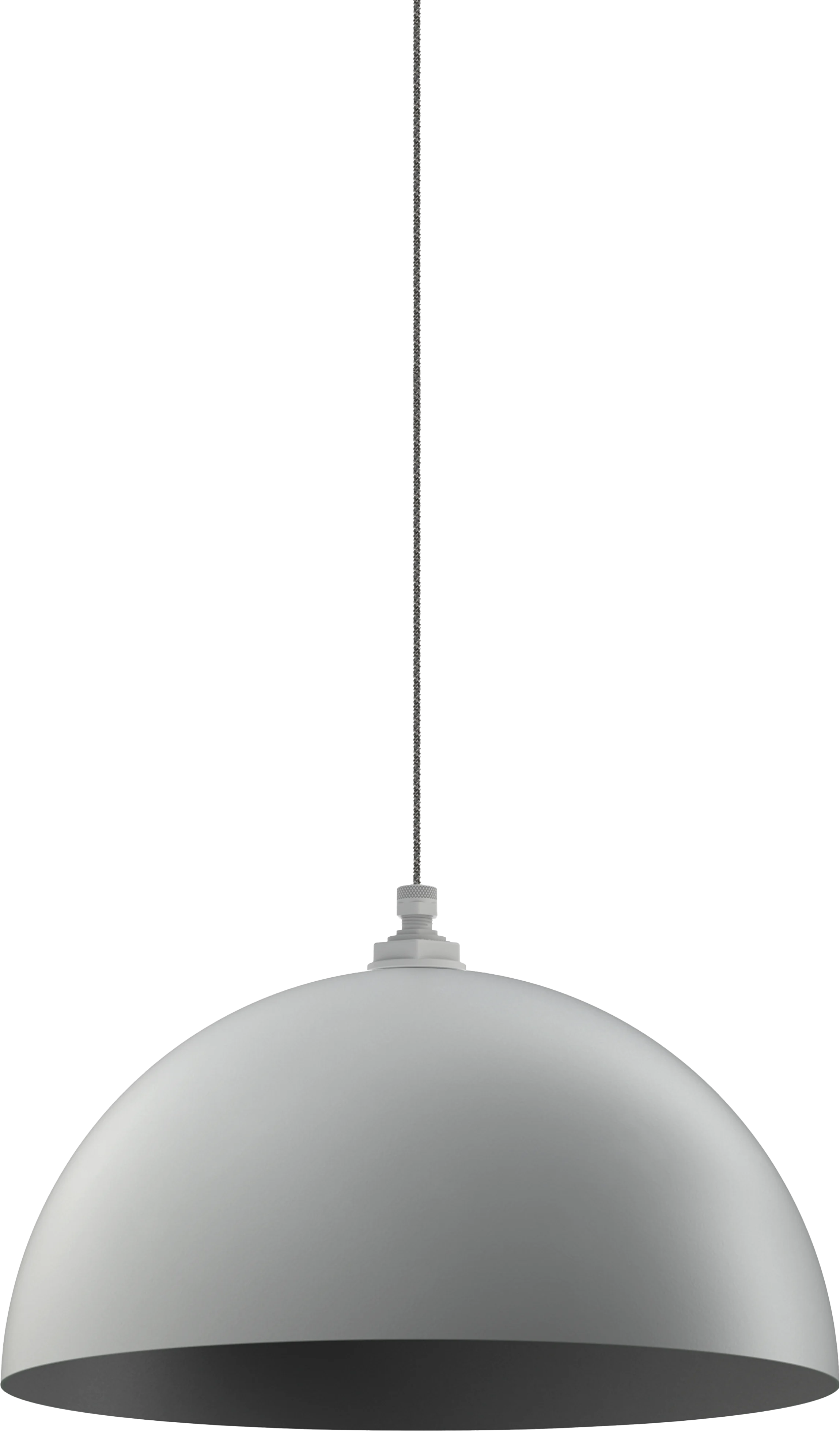 Melrose Color Modern Gray Interior Color Modern Gray with a 4 ft Gray Tweed Cloth Cord