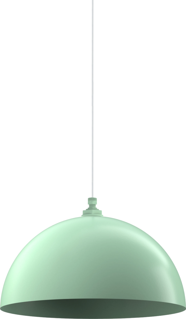 Melrose Color Mint Green Interior Color Mint Green with a 4 ft White Cloth Cord