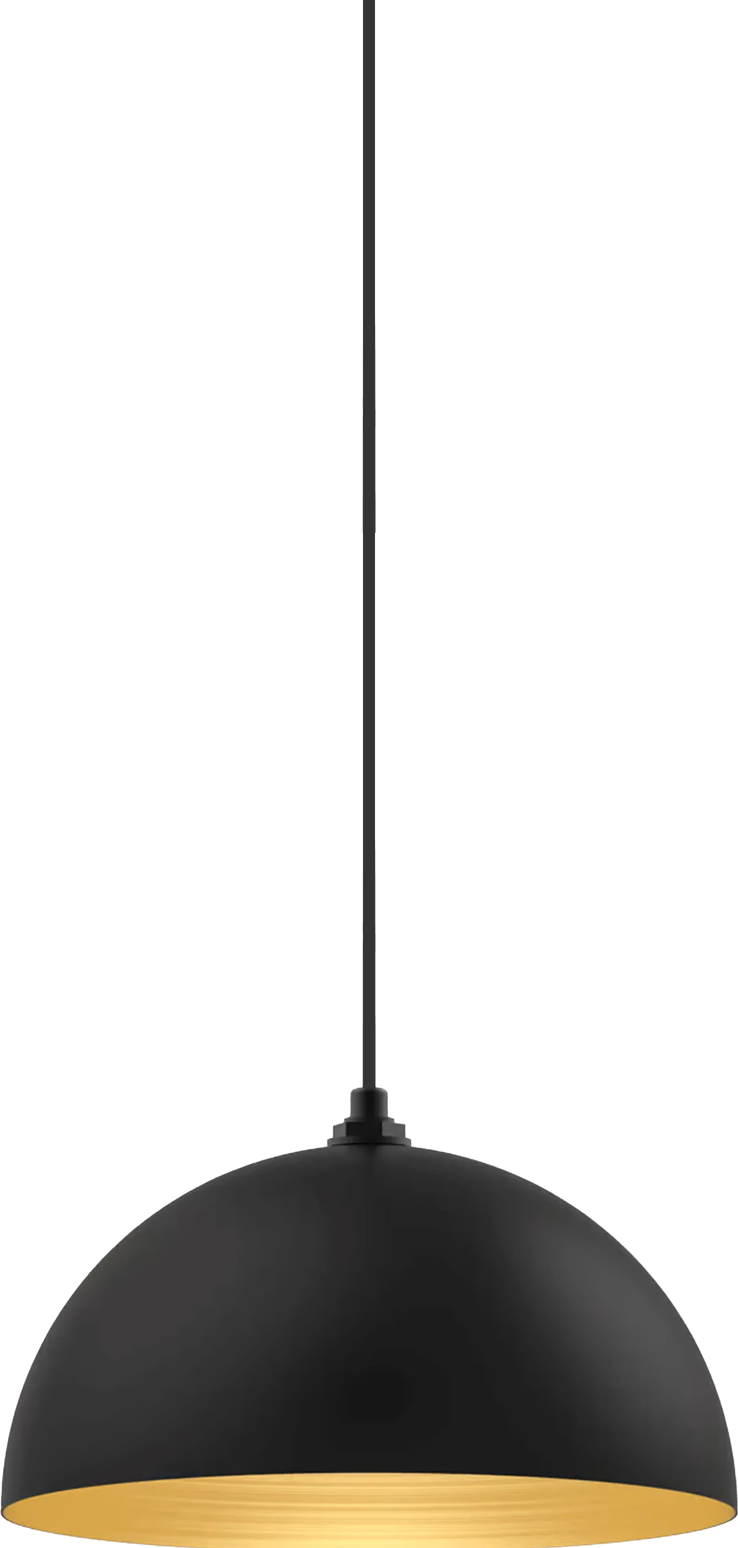 Westwood Color Matte Black Interior Color Brass with a 4 ft Black Cord