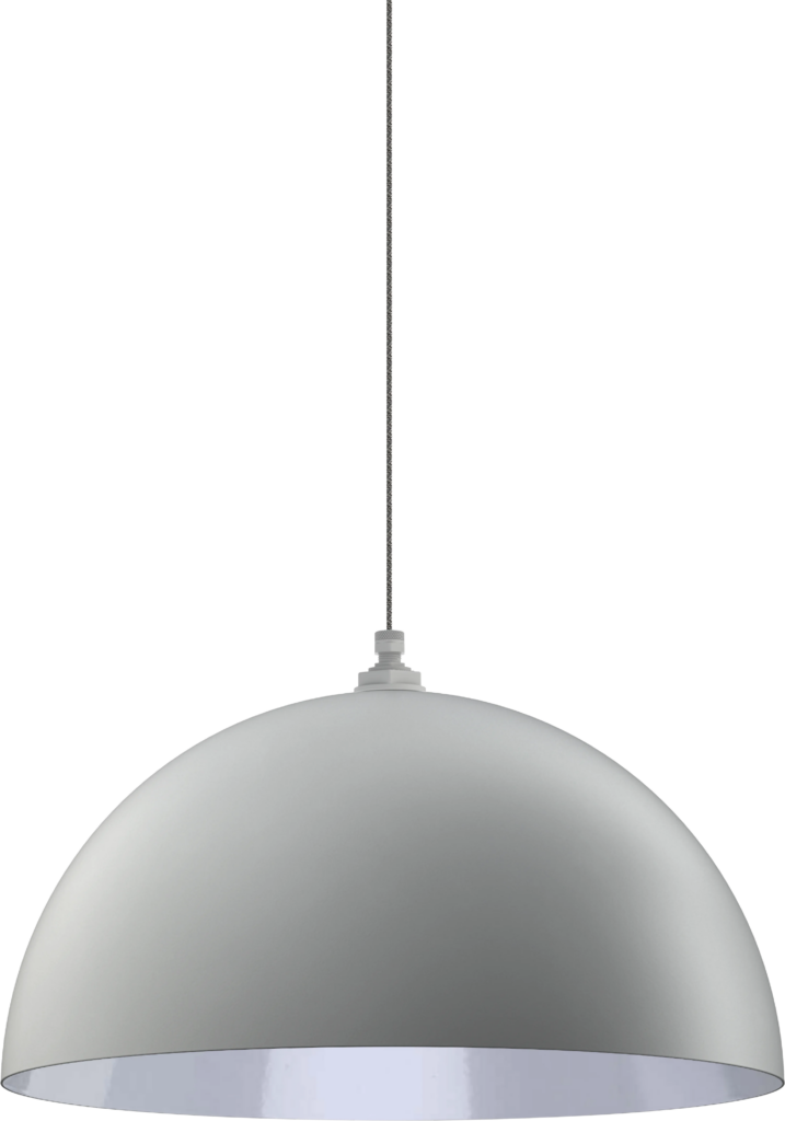 Westwood Color Modern Gray Interior Color White with a 4 ft Gray Tweed Cloth Cord