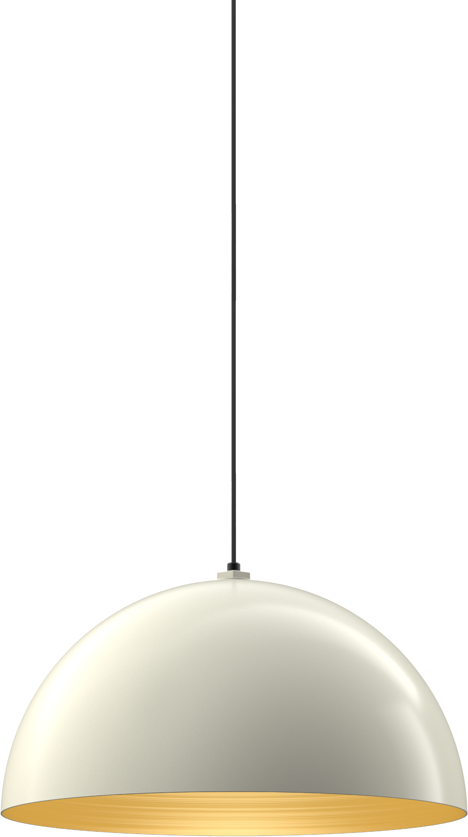 Westwood Color Cream Interior Color Brass with a 4 ft Black Cord