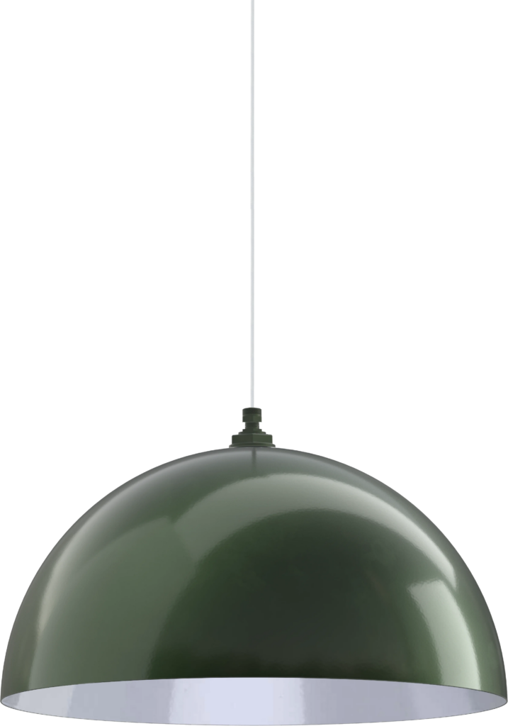 Westwood Color Hunter Green Interior Color White with a 4 ft White Cloth Cord