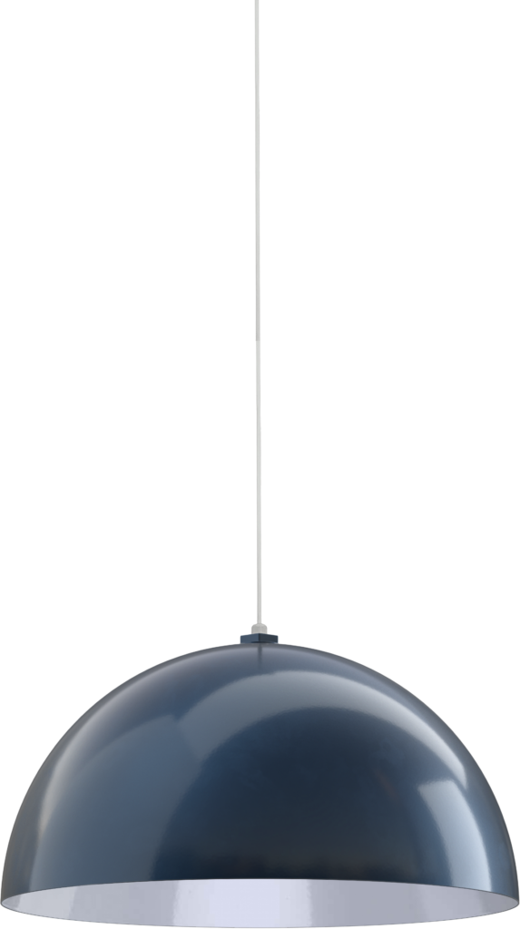 Westwood Color Gray Blue Interior Color White with a 4 ft White Cord