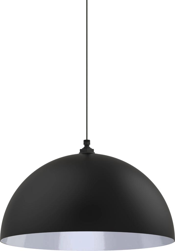 Westwood Color Matte Black Interior Color White with a 4-ft-Black-Cloth-Cord