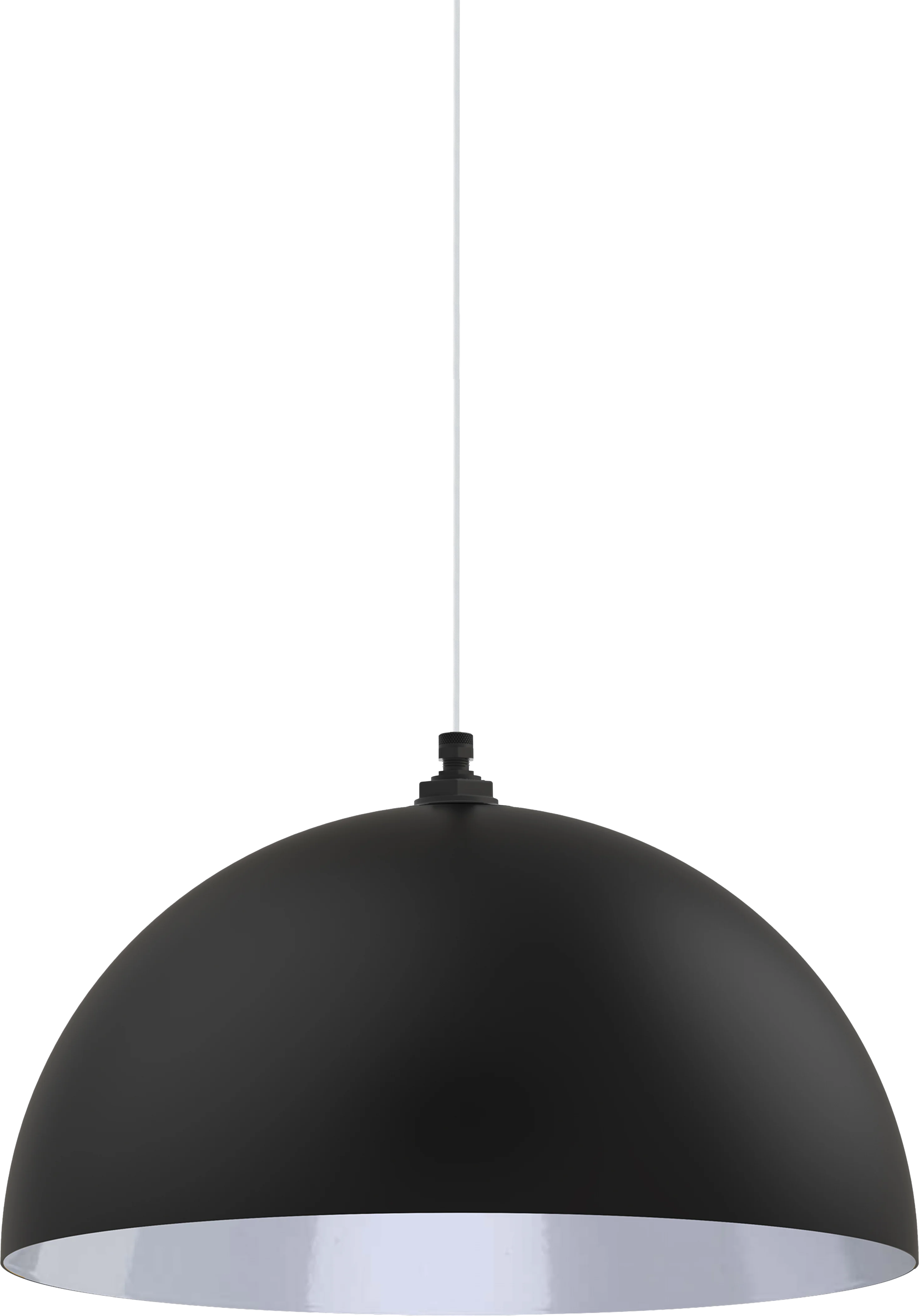 Westwood Color Matte Black Interior Color White with a 4 ft White Cloth Cord