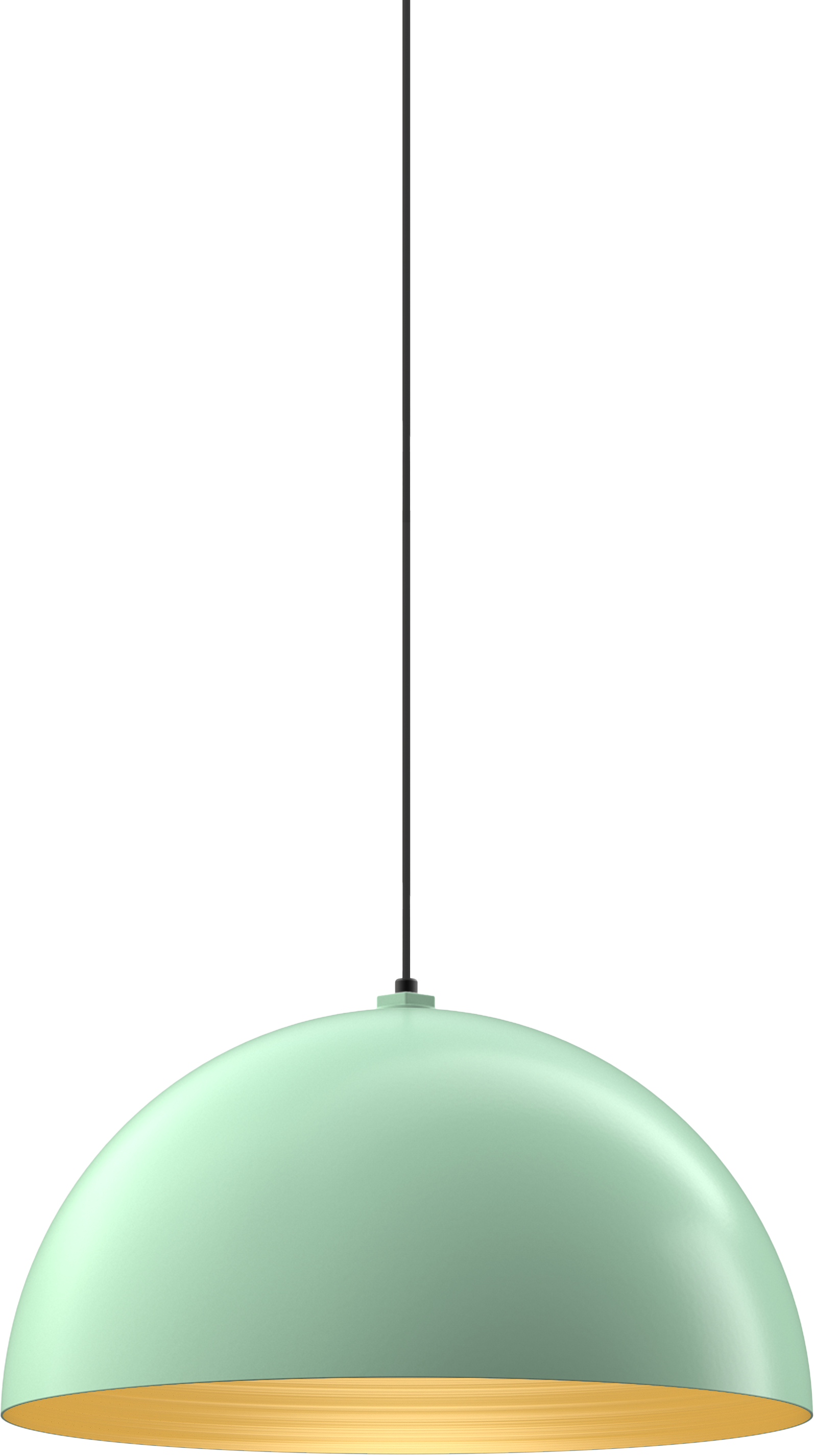 Westwood Color Mint Green Interior Color Brass with a 4 ft Black Cord