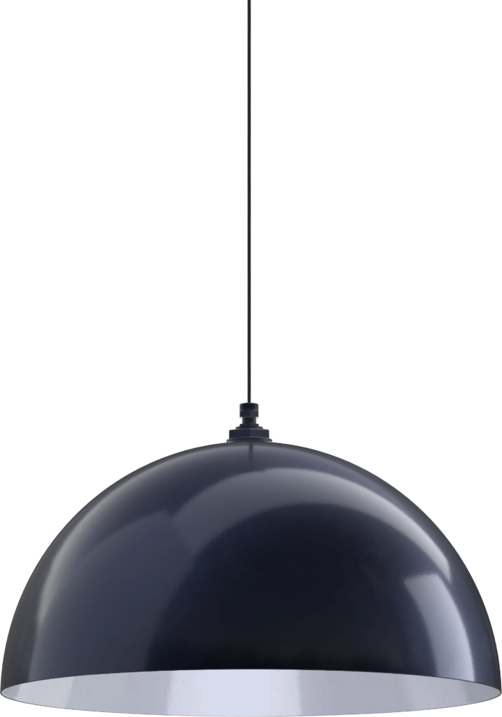 Westwood Color Navy Blue Interior Color White with a 4-ft-Black-Cloth-Cord