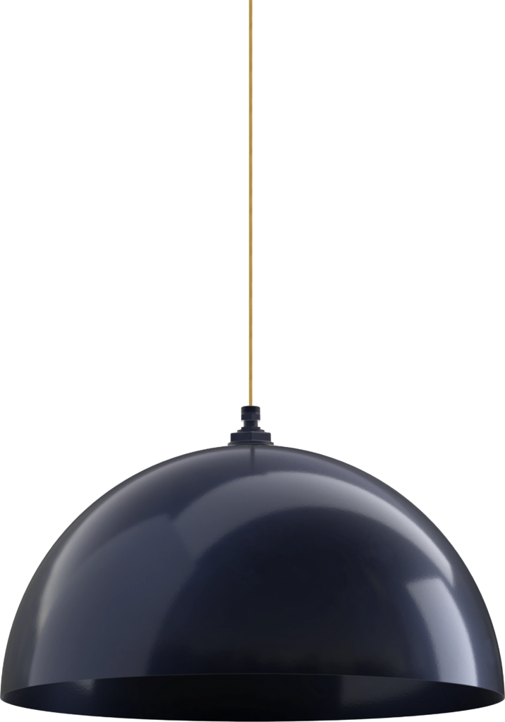 Westwood Color Navy Blue Interior Color Navy Blue with a 4 ft Gold Cloth Cord