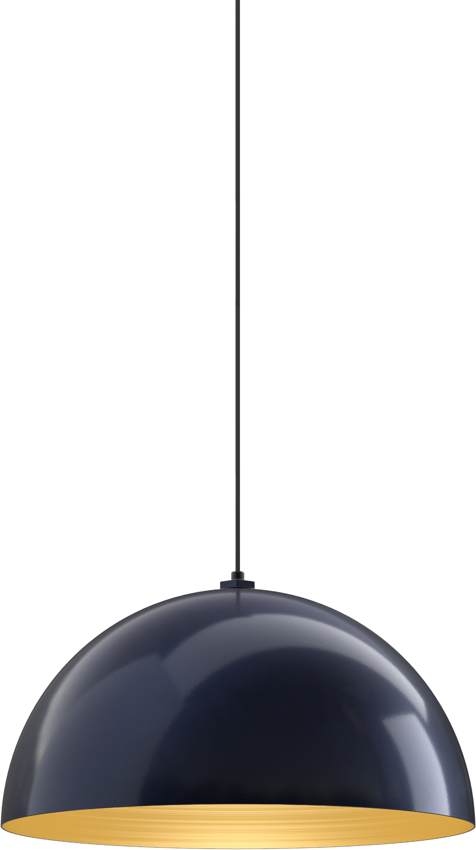 Westwood Color Navy Blue Interior Color Brass with a 4 ft Black Cord