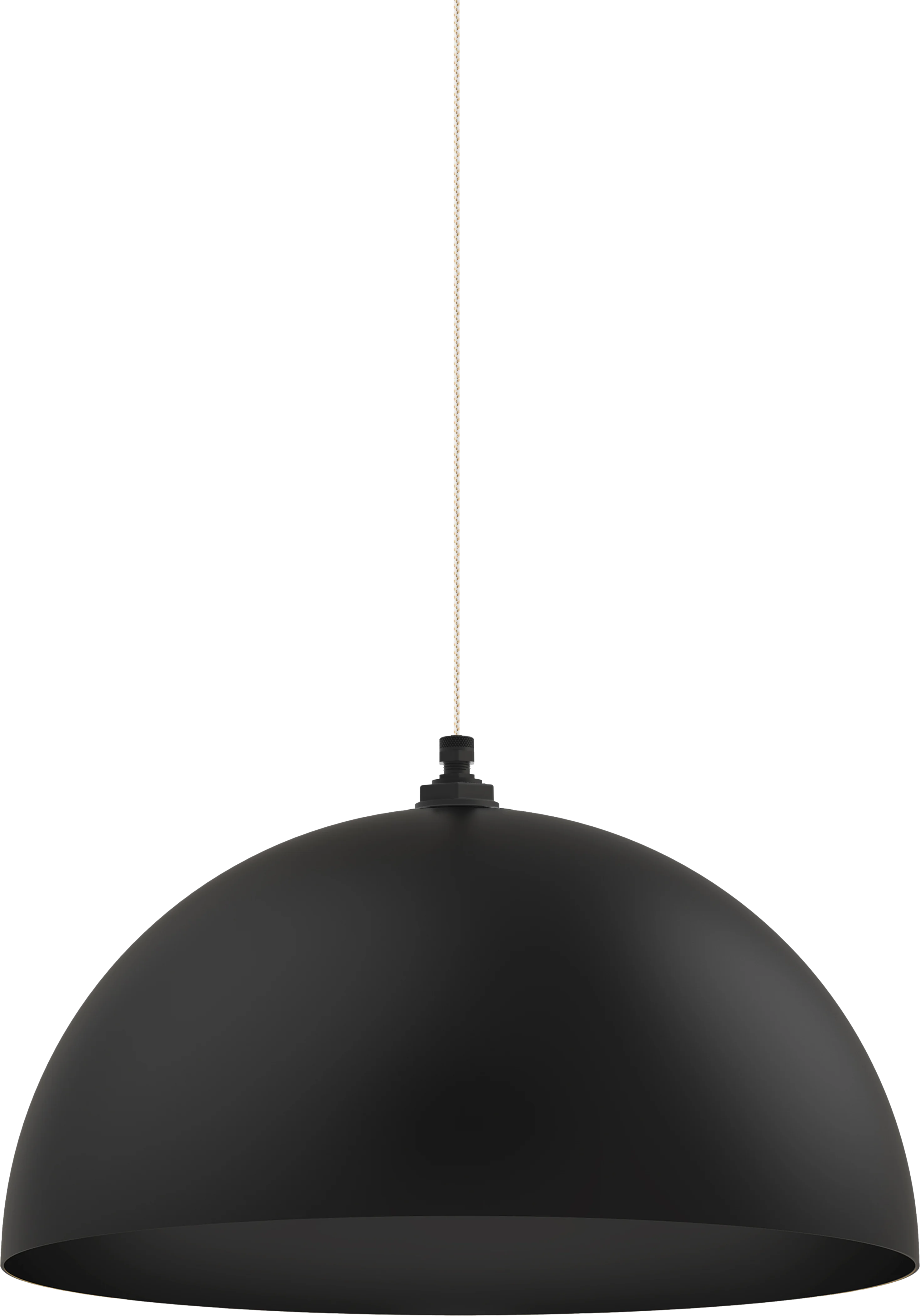 Westwood Color Matte Black Interior Color Matte Black with a 4 ft White Gold Cloth Cord