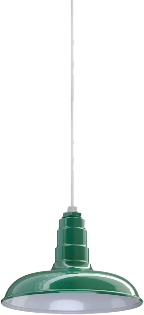 Malibu Color Green Interior Color White with a 4 ft White Cord