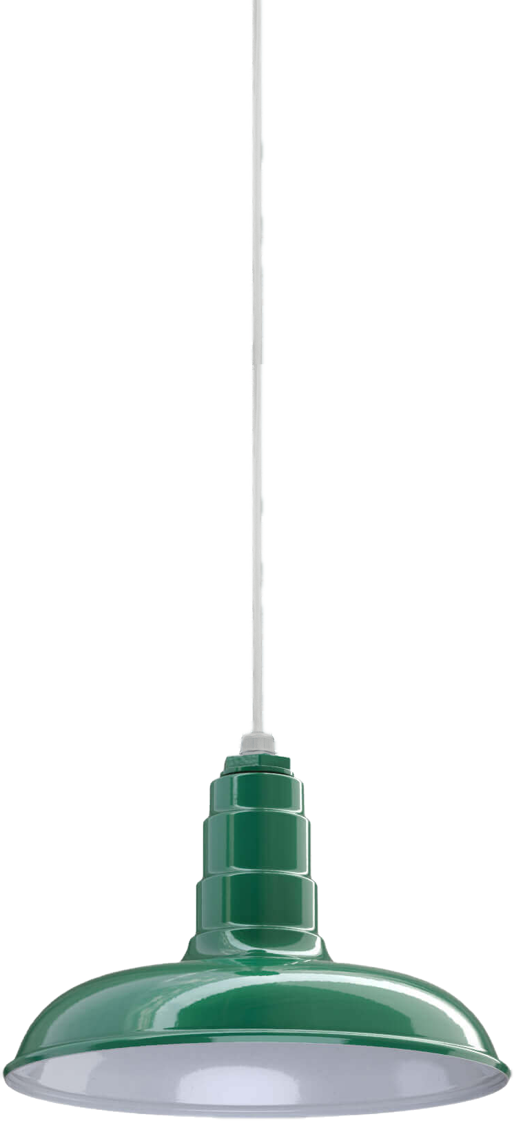 Malibu Color Green Interior Color White with a 4 ft White Cord