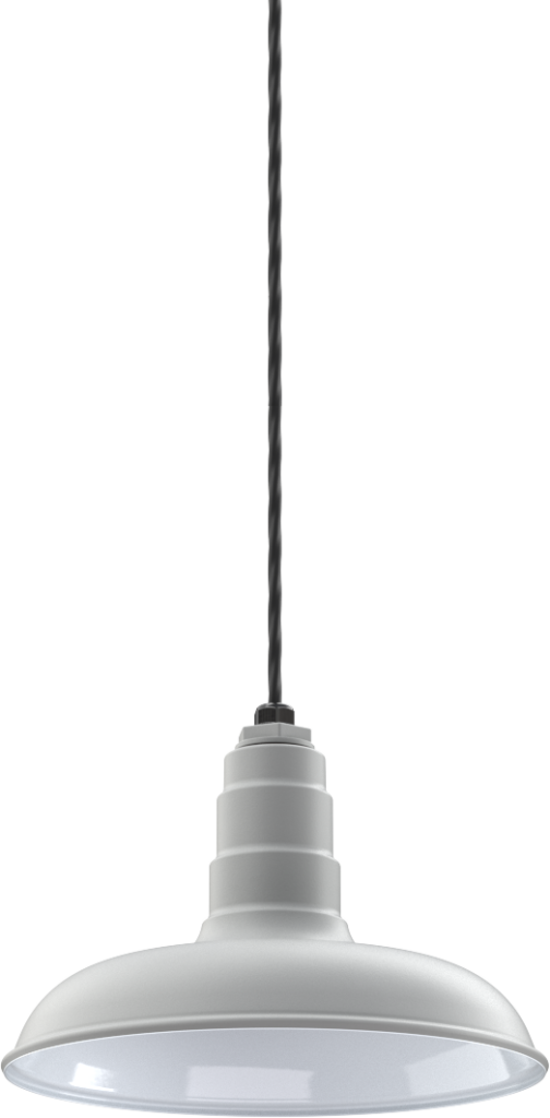 Malibu Color Modern Gray Interior Color White with a 4 ft Black Cord