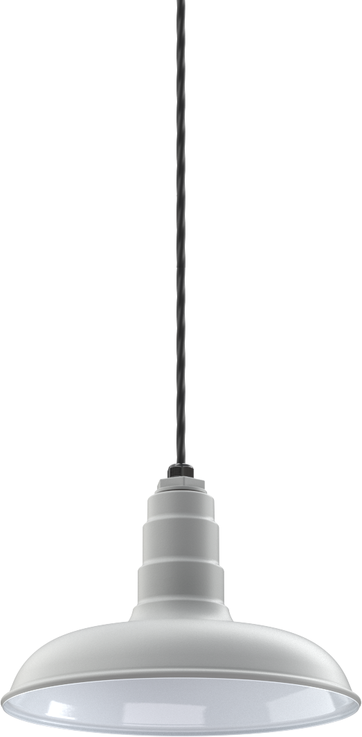 Malibu Color Modern Gray Interior Color White with a 4 ft Black Cord