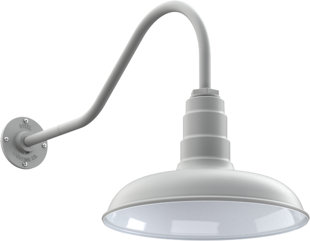 Topanga Color Modern Gray Interior Color White with a 23" Gooseneck