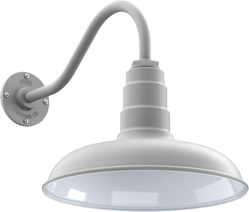 Topanga Color Modern Gray Interior Color White with a 16" Gooseneck