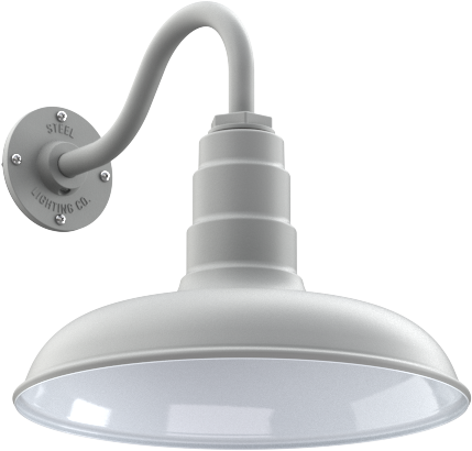 Topanga Color Modern Gray Interior Color White with a 11" Gooseneck