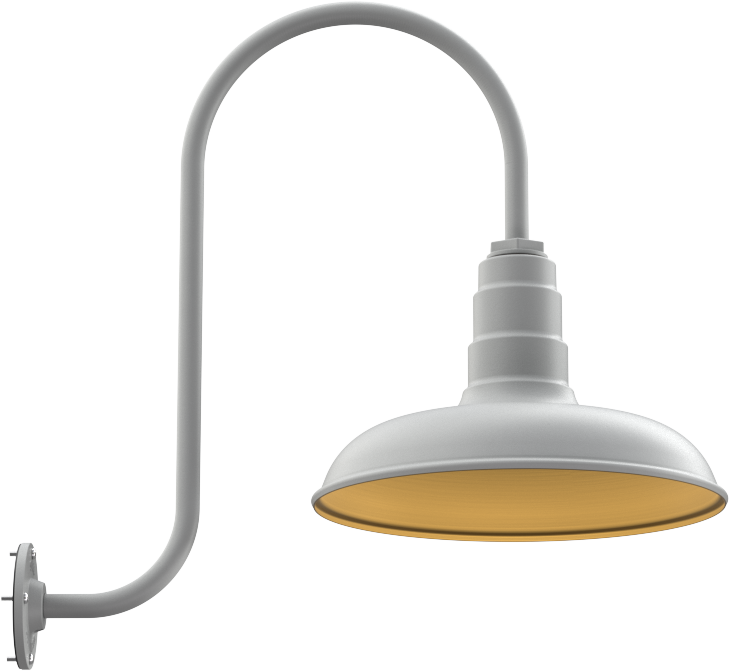 Topanga Color Modern Gray Interior Color Brass with a Upward Sloping
