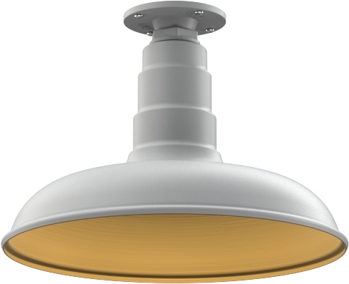 Malibu Color Modern Gray Interior Color Brass with a Flush Mount