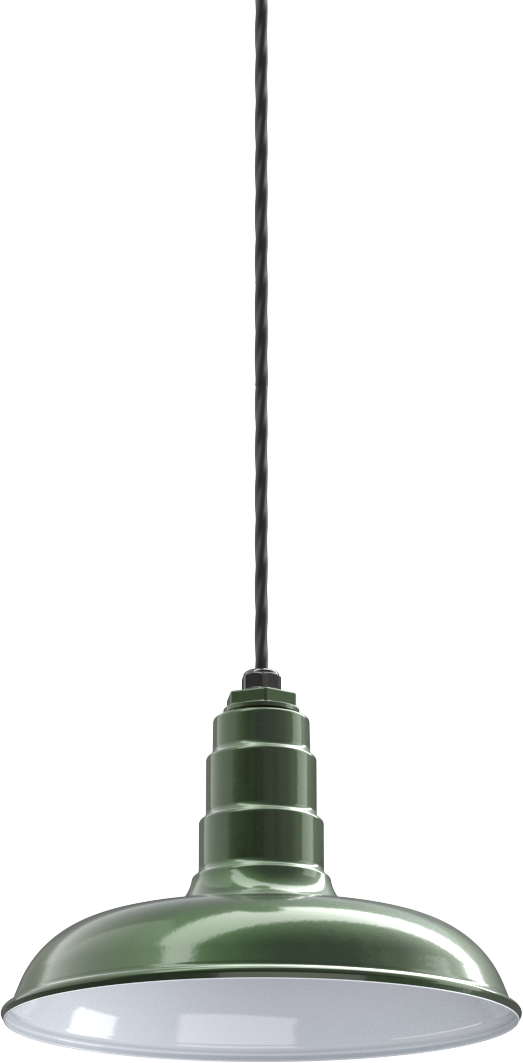 Malibu Color Hunter Green Interior Color White with a 4 ft Black Cord