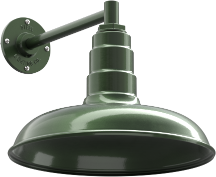 Topanga Color Hunter Green Interior Color Hunter Green with a 11" Straight Arm
