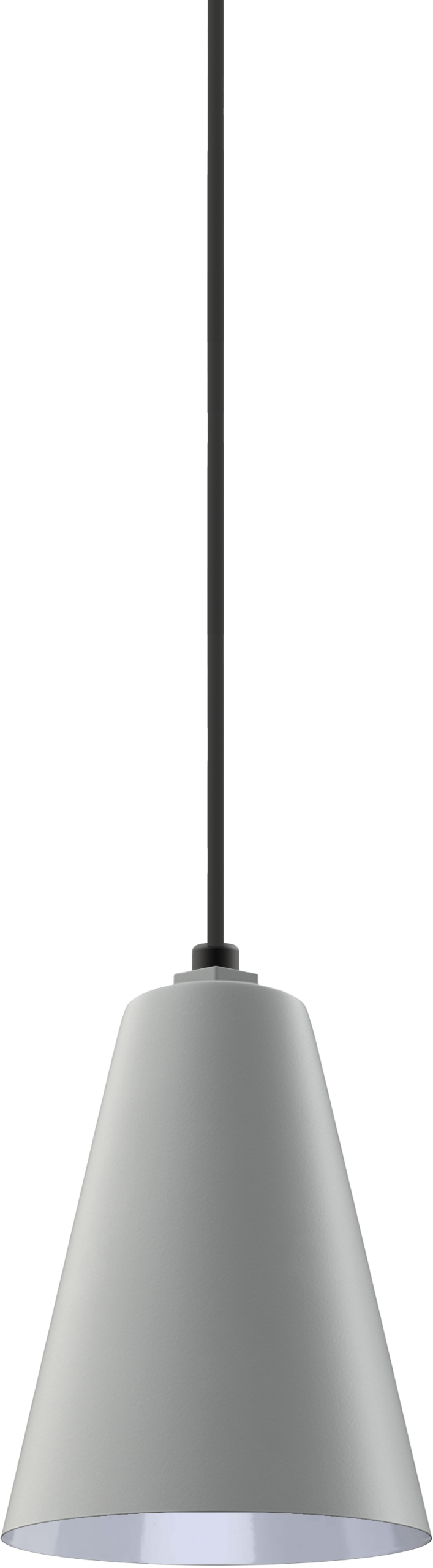 Laurel Color Modern Gray Interior Color White with a 4 ft Black Cord