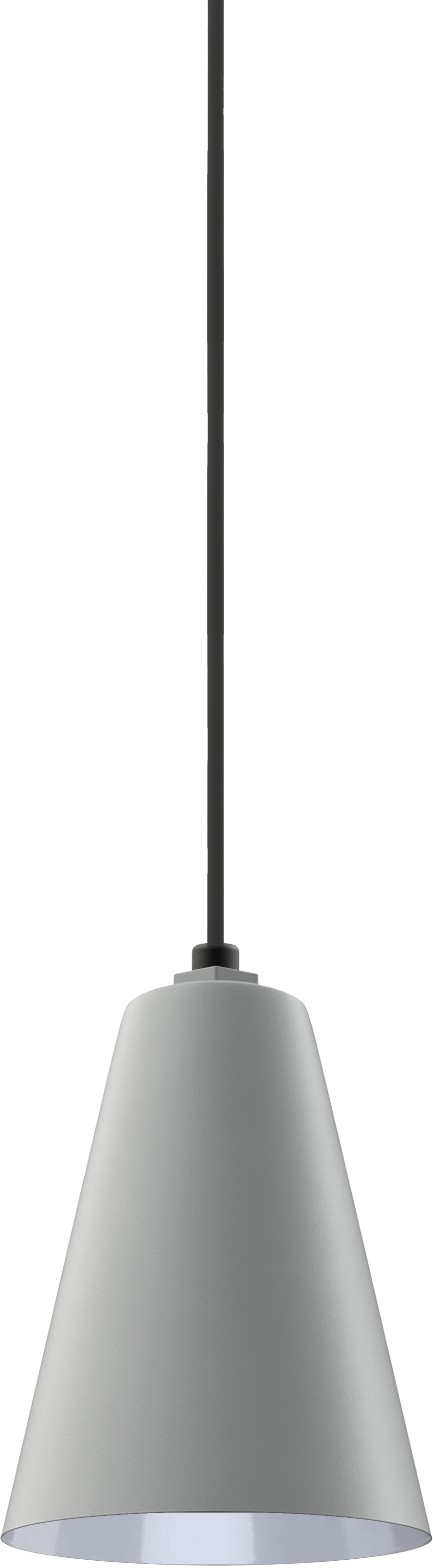 Laurel Color Modern Gray Interior Color White with a 4 ft Black Cord