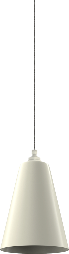 Laurel Color Cream Interior Color Cream with a 4 ft Gray Tweed Cloth Cord