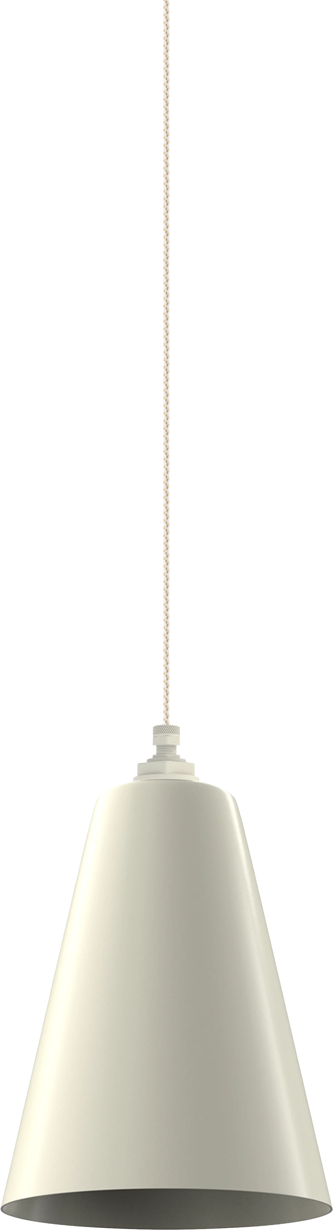 Laurel Color Cream Interior Color Cream with a 4 ft White Gold Cloth Cord