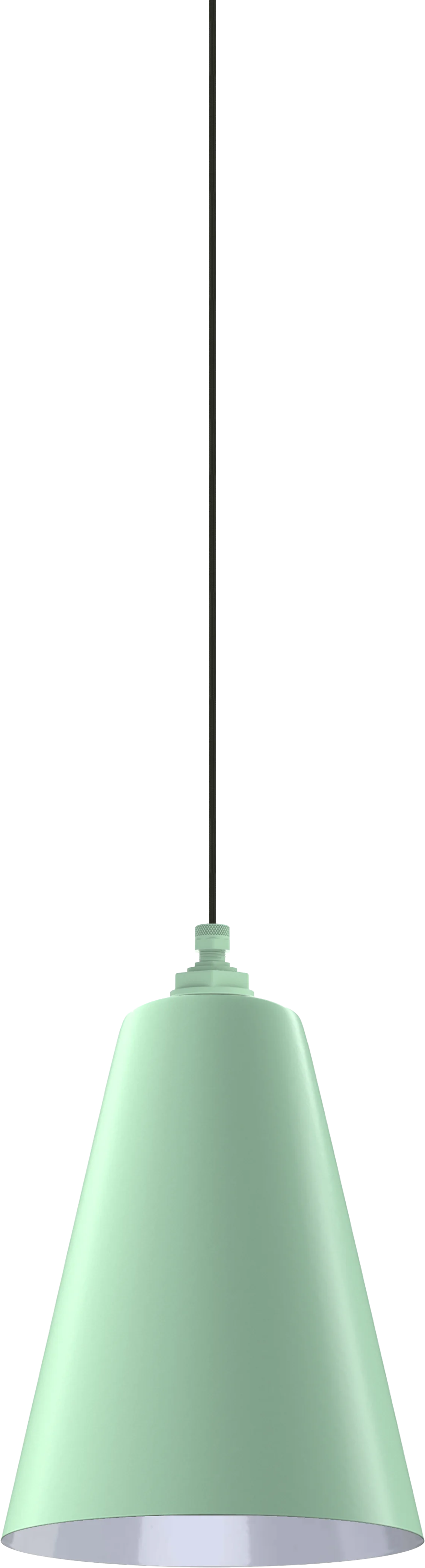 Laurel Color Mint Green Interior Color White with a 4-ft-Black-Cloth-Cord