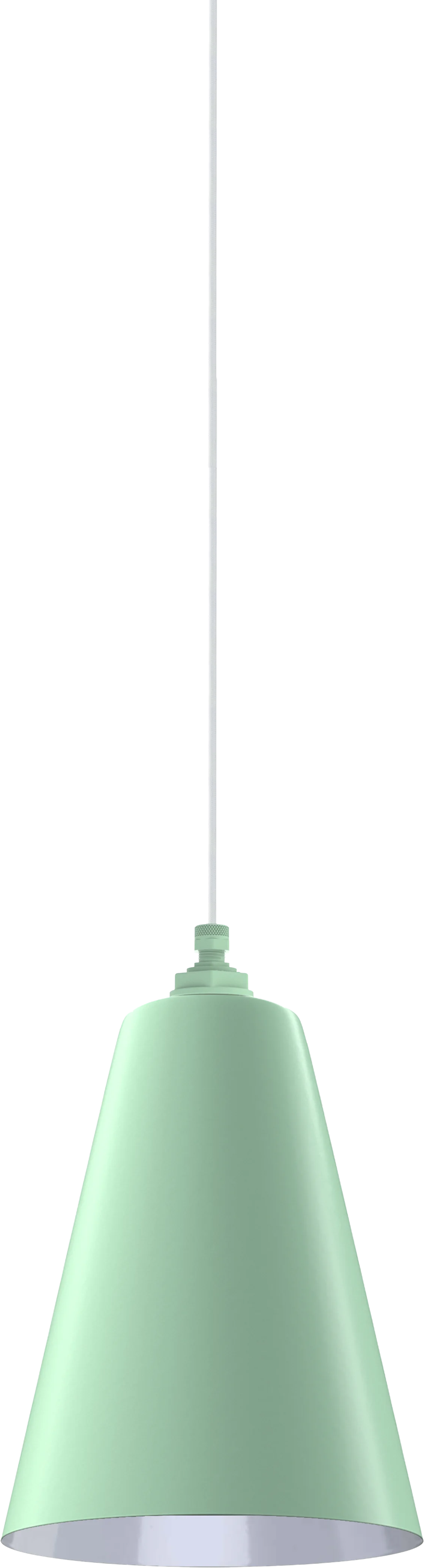 Laurel Color Mint Green Interior Color White with a 4 ft White Cloth Cord