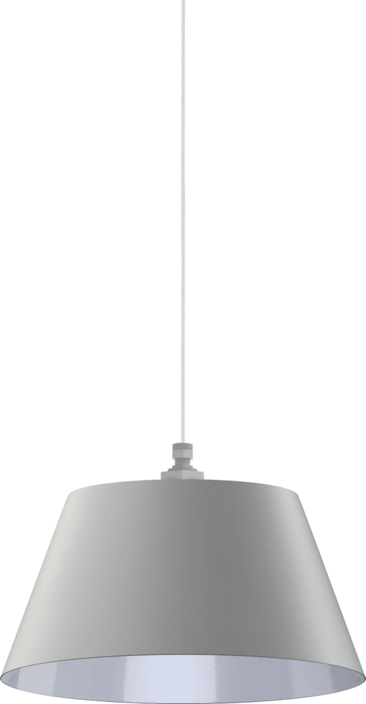 Magnolia Color Modern Gray Interior Color White with a 4 ft White Cloth Cord