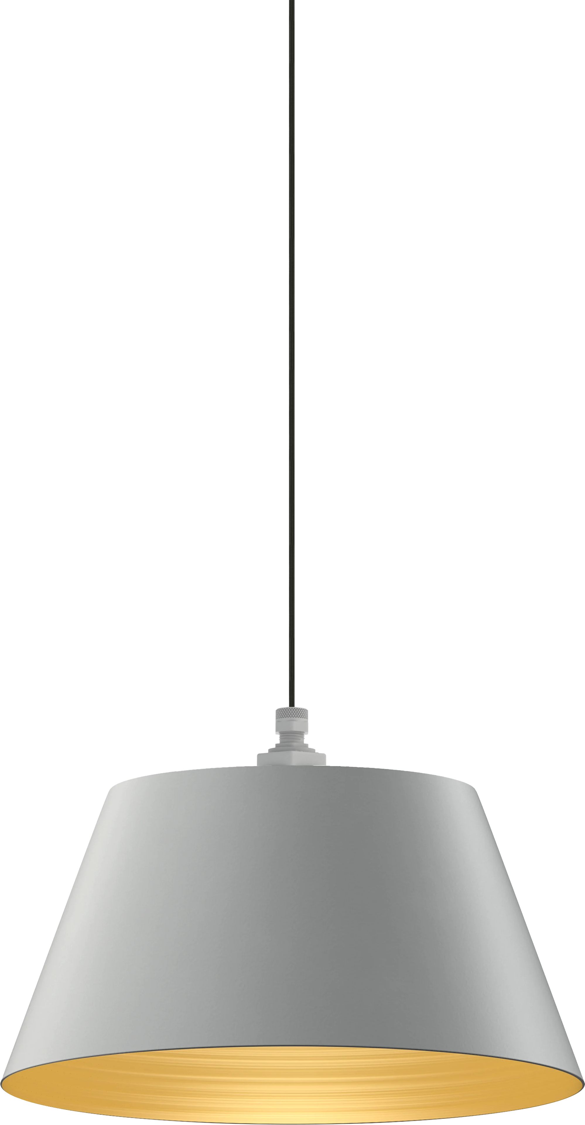 Magnolia Color Modern Gray Interior Color Brass with a 4-ft-Black-Cloth-Cord