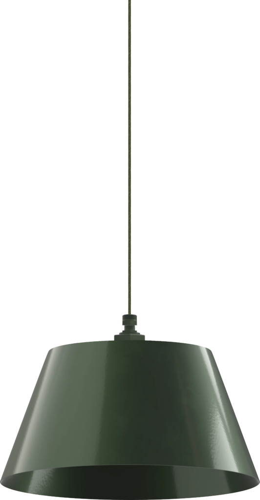 Magnolia Color Hunter Green Interior Color Hunter Green with a 4 ft Avocado Cloth Cord