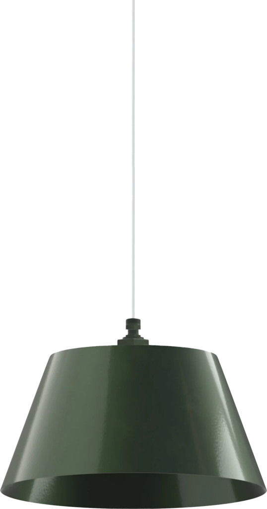Magnolia Color Hunter Green Interior Color Hunter Green with a 4 ft White Cloth Cord