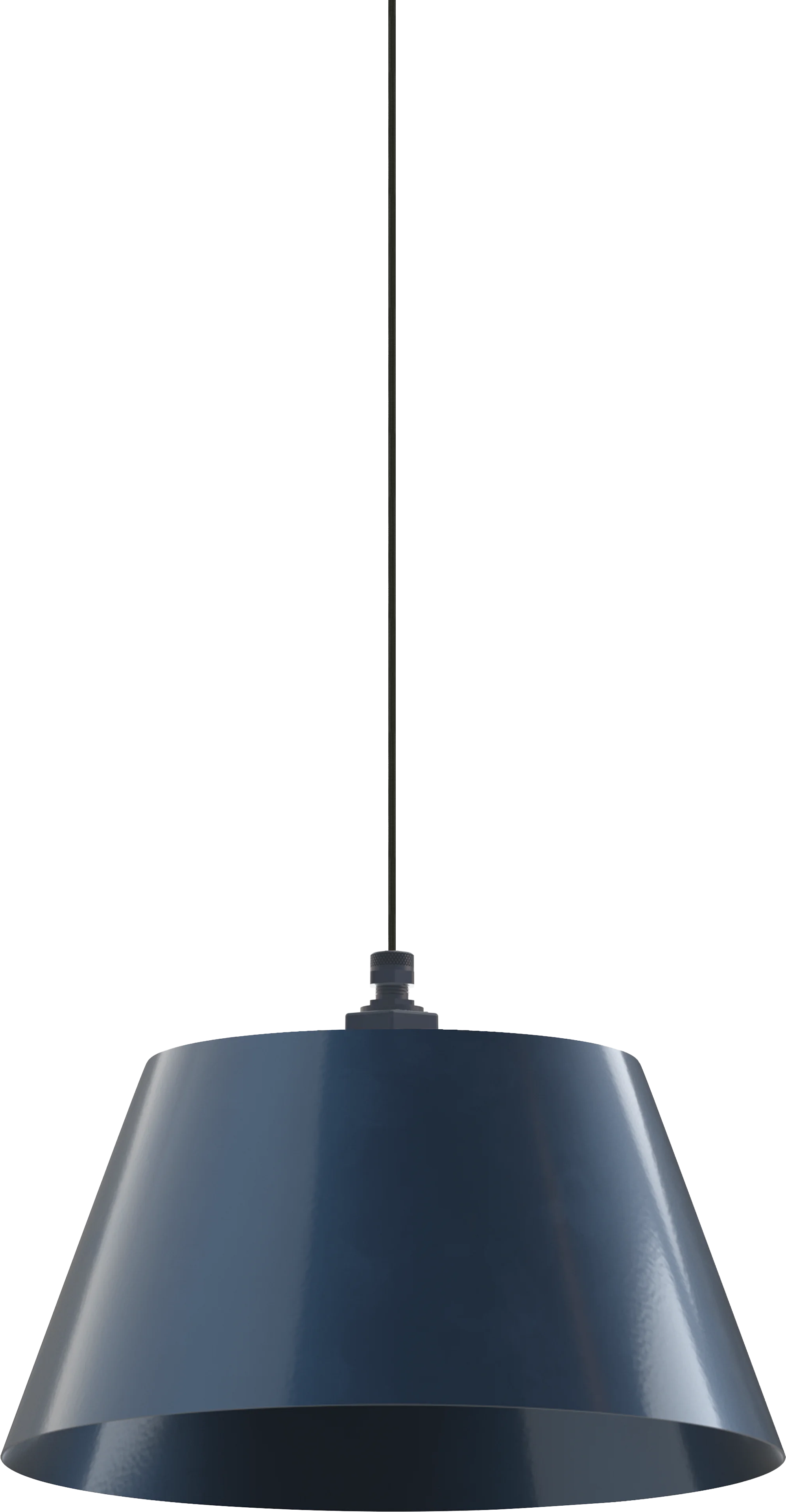 Magnolia Color Gray Blue Interior Color Gray Blue with a 4-ft-Black-Cloth-Cord