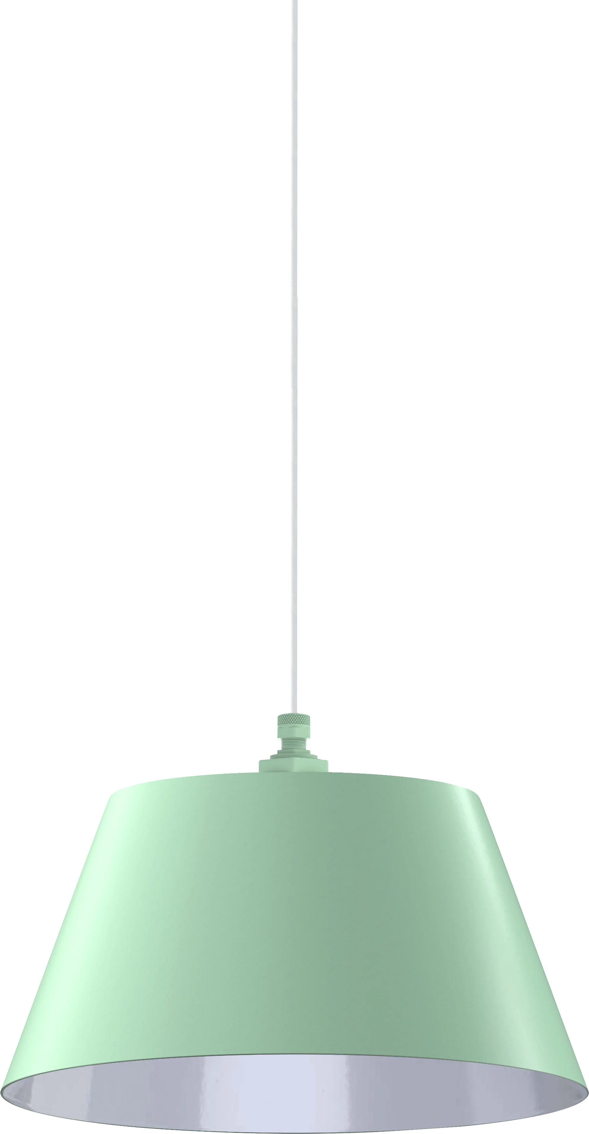 Magnolia Color Mint Green Interior Color White with a 4 ft White Cloth Cord