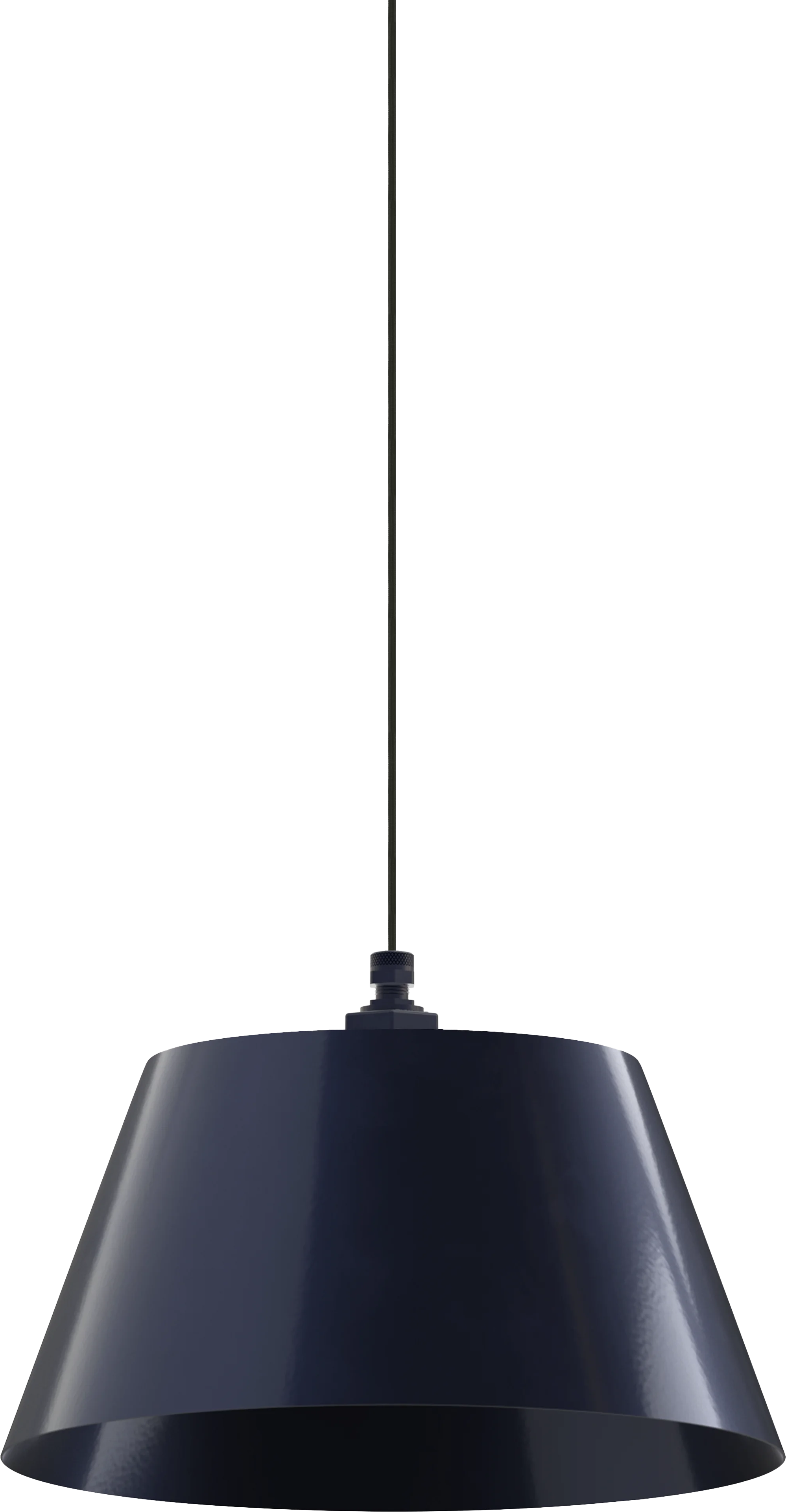Magnolia Color Navy Blue Interior Color Navy Blue with a 4-ft-Black-Cloth-Cord