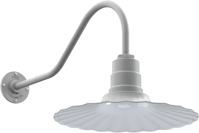Highland Park Color Modern Gray Interior Color White with a 23" Gooseneck