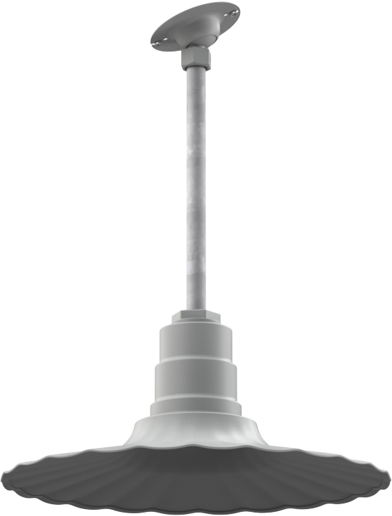 Eagle Rock Color Modern Gray Interior Color Modern Gray with a 12" Sloped Stem