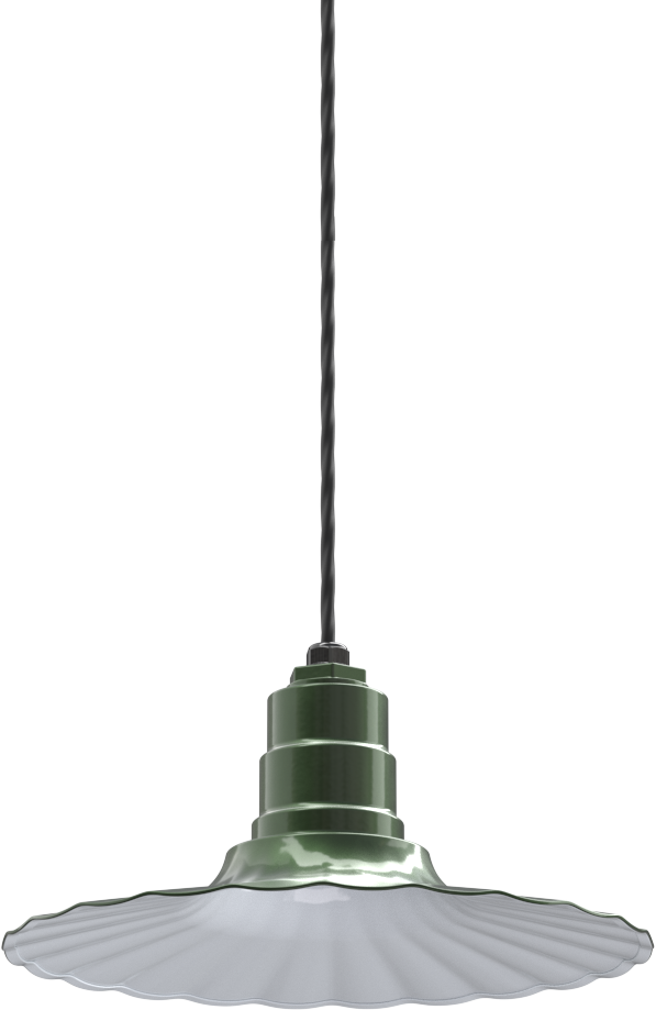 Eagle Rock Color Hunter Green Interior Color White with a 4 ft Black Cord