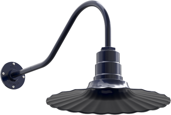 Highland Park Color Navy Blue Interior Color Navy Blue with a 23" Gooseneck