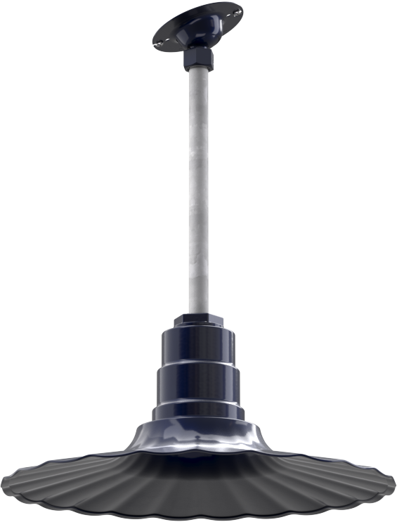 Eagle Rock Color Navy Blue Interior Color Navy Blue with a 12" Sloped Stem
