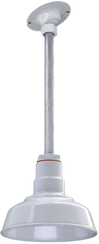 Inglewood Color White Interior Color White with a 12" Sloped Stem