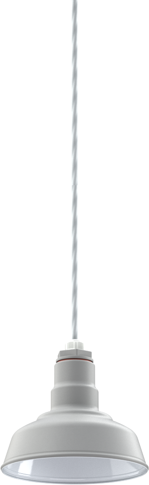 Inglewood Color Modern Gray Interior Color White with a 4 ft White Cord