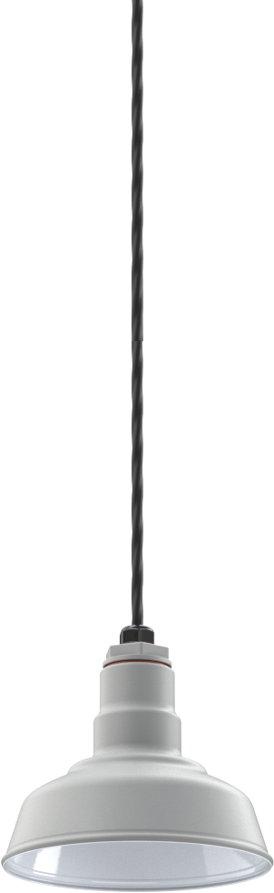 Inglewood Color Modern Gray Interior Color White with a 4 ft Black Cord
