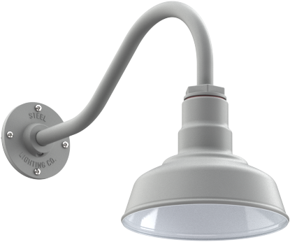 Hawthorne Color Modern Gray Interior Color White with a 16" Gooseneck