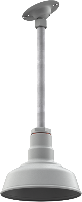 Inglewood Color Modern Gray Interior Color Modern Gray with a 12" Sloped Stem