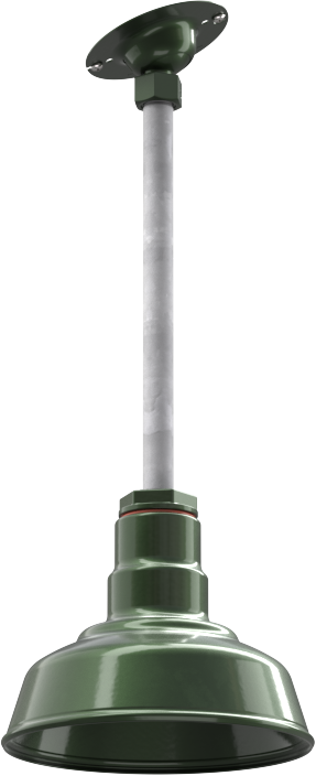 Inglewood Color Hunter Green Interior Color Hunter Green with a 12" Sloped Stem